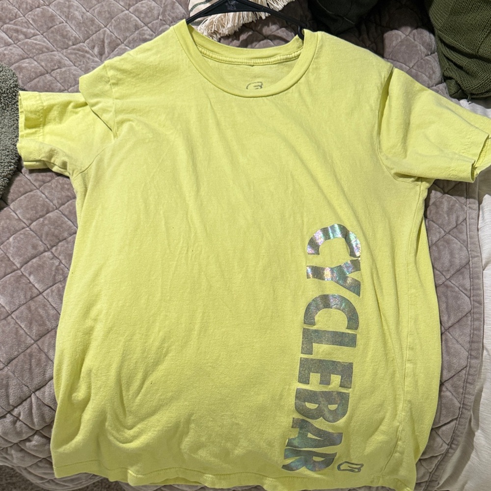 Cyclebar Yellow Short Sleeve Tee